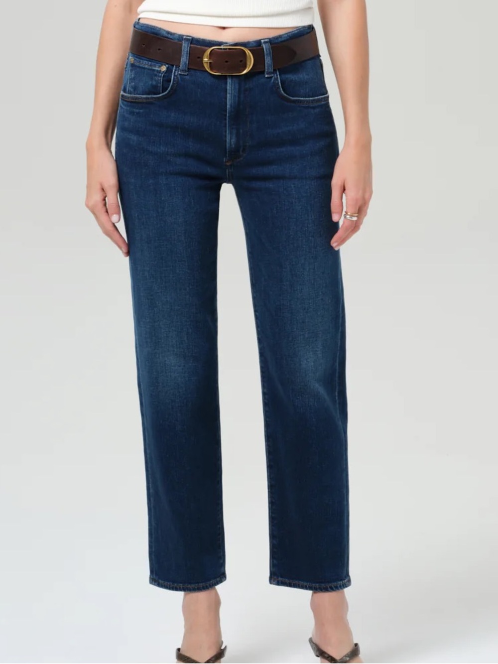 Citizens Of Humanity Delfina Cashmere Straight Leg Jeans
